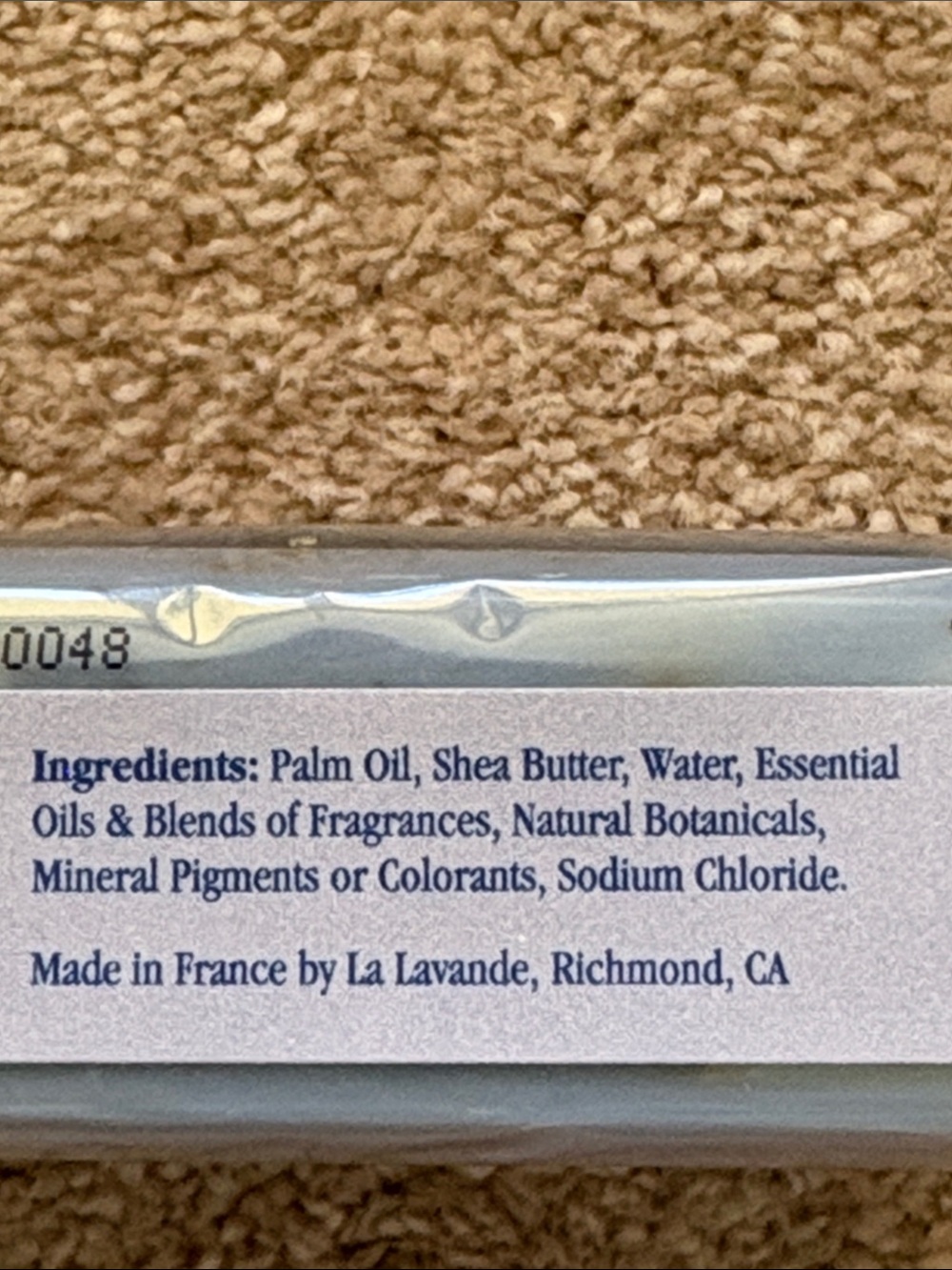 La Lavande Lavender French Triple Milled Soap Organic Shea Butter - Lavender - Picture 7 of 7